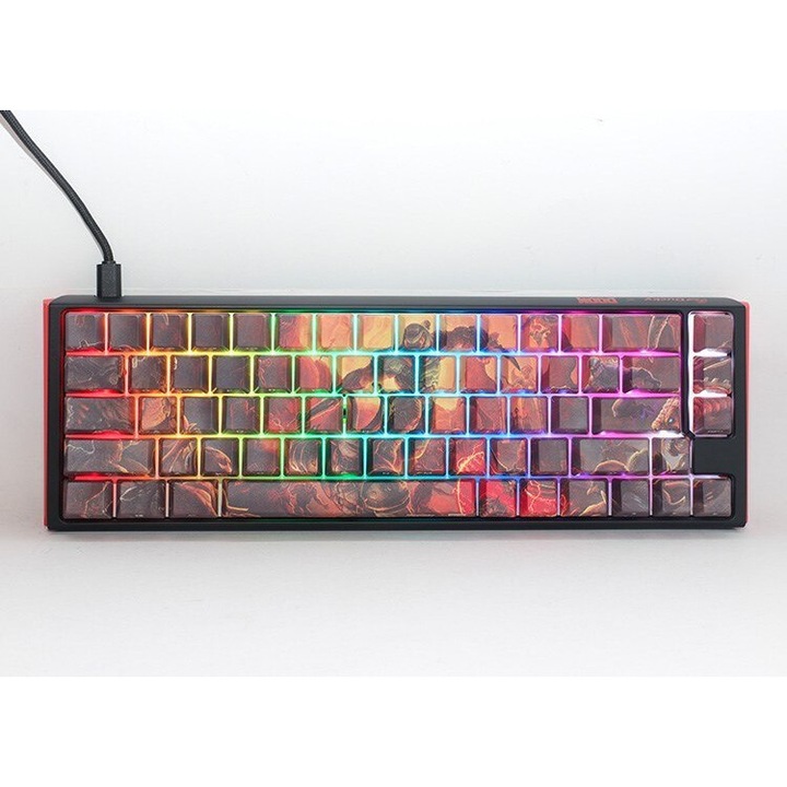 Клавиатура gaming Ducky X Doom One 3 SF, Механична, RGB LED, многоцветна, 335x110x40mm