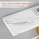 Masa console moderna, Tribesigns, alb si auriu, 100x29.5x80cm, cadru metalic robust