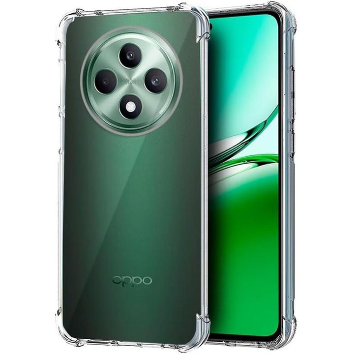 BestCase Anti Shock 1.5MM telefontok, kompatibilis modell OPPO Reno12 F 5G / Reno12 FS 5G, Air Cushion Technology, Átlátszó