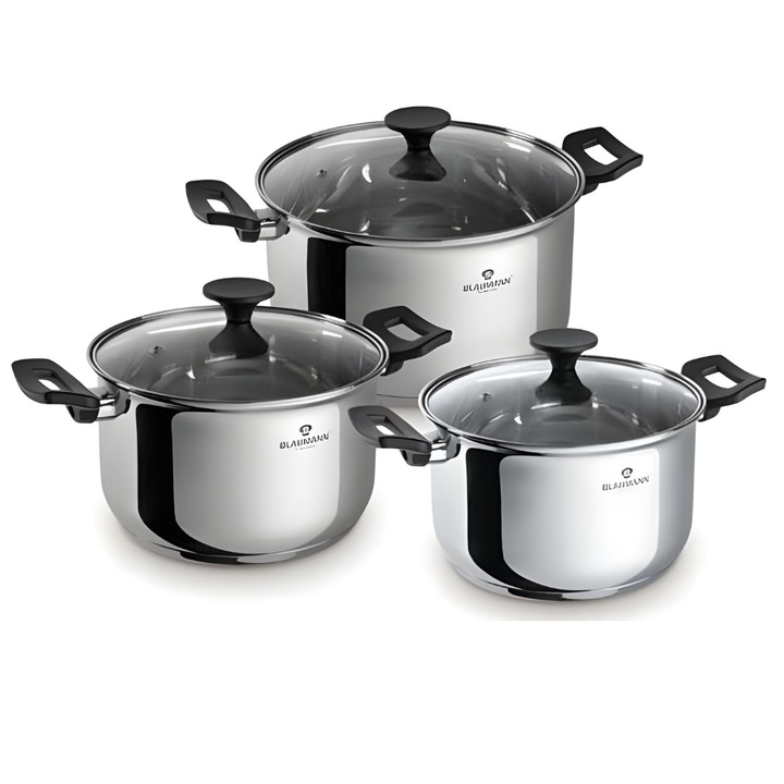 Комплект готварски съдове, Blaumann, BL3863, 6 части