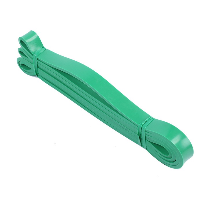 Banda elastica de fitness, 30x5cm, verde