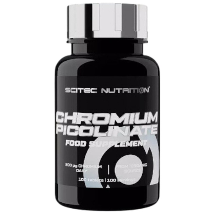 Хранителна добавка SCITEC Nutrition Chromium Picolinate, 100 Таблетки