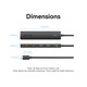 VENTION USB C HUB 5 в 1, 2 x USB 3.2 Gen 2 Type-C/2 x USB 3.2 Gen 2 Type-A/USB C, 10Gbps, 0.15m, Черен