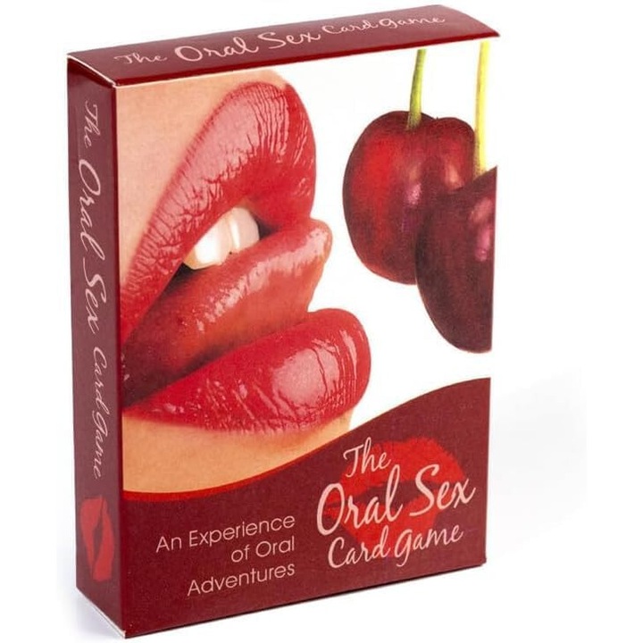 Erotikus játék, orális szex, páros szexuális póker, randevú, 9x6,5 cm