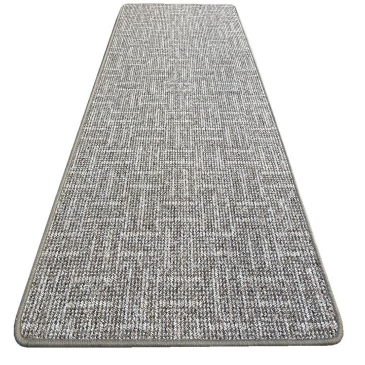 Напречна греда за антре Multimat Cadiz, 80 x 250 см, полипропилен, кафяво + бежово + сиво, правоъгълна