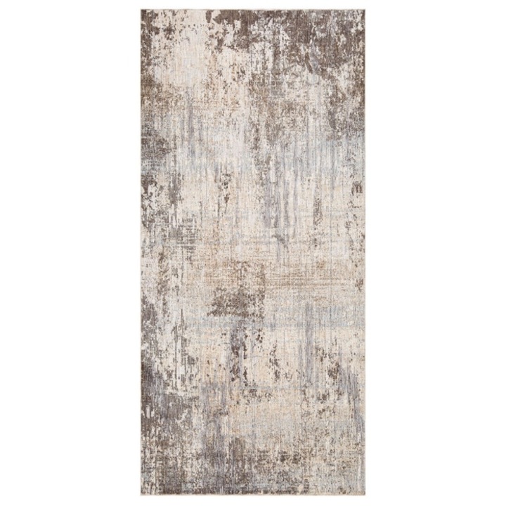 Traversa Aspero 530-NJ1-J, 80 x 250 cm, poliester, maro