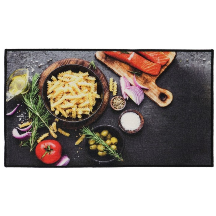 Кухненска подложка Davo Pro 33039, паста, 67 х 120 см, найлонова, многоцветна, правоъгълна