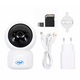 Camera supraveghere video PNI IP390T, 1080P, PTZ, Wi-Fi si card de memorie microSD PNI 128GB inclus