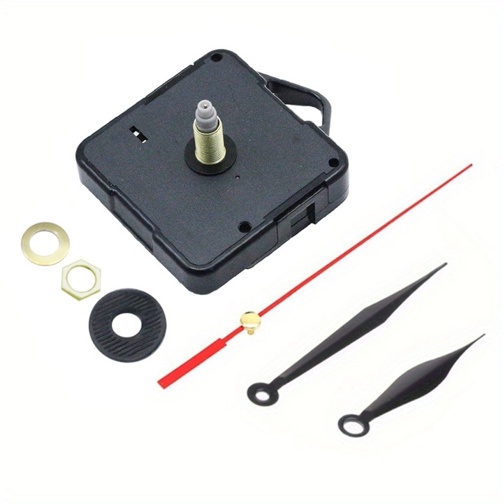 1 Set de inlocuire a miscarii ceasului cuart, 22mm inlocuire a indicatorului ceasului cuart, negru