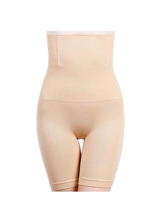 Lenjerie modelatoare, cu efect de compresie si ridicare a fesei, bej, marimea XL-XXL