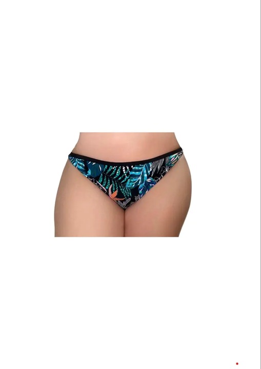 Bikini – Venice Beach, negru motive colorate, Multicolor