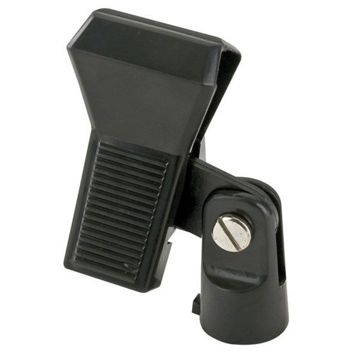 Suport microfon nuca tip clip clema montabila pentru stativ brat pantografic diametru 13-28mm