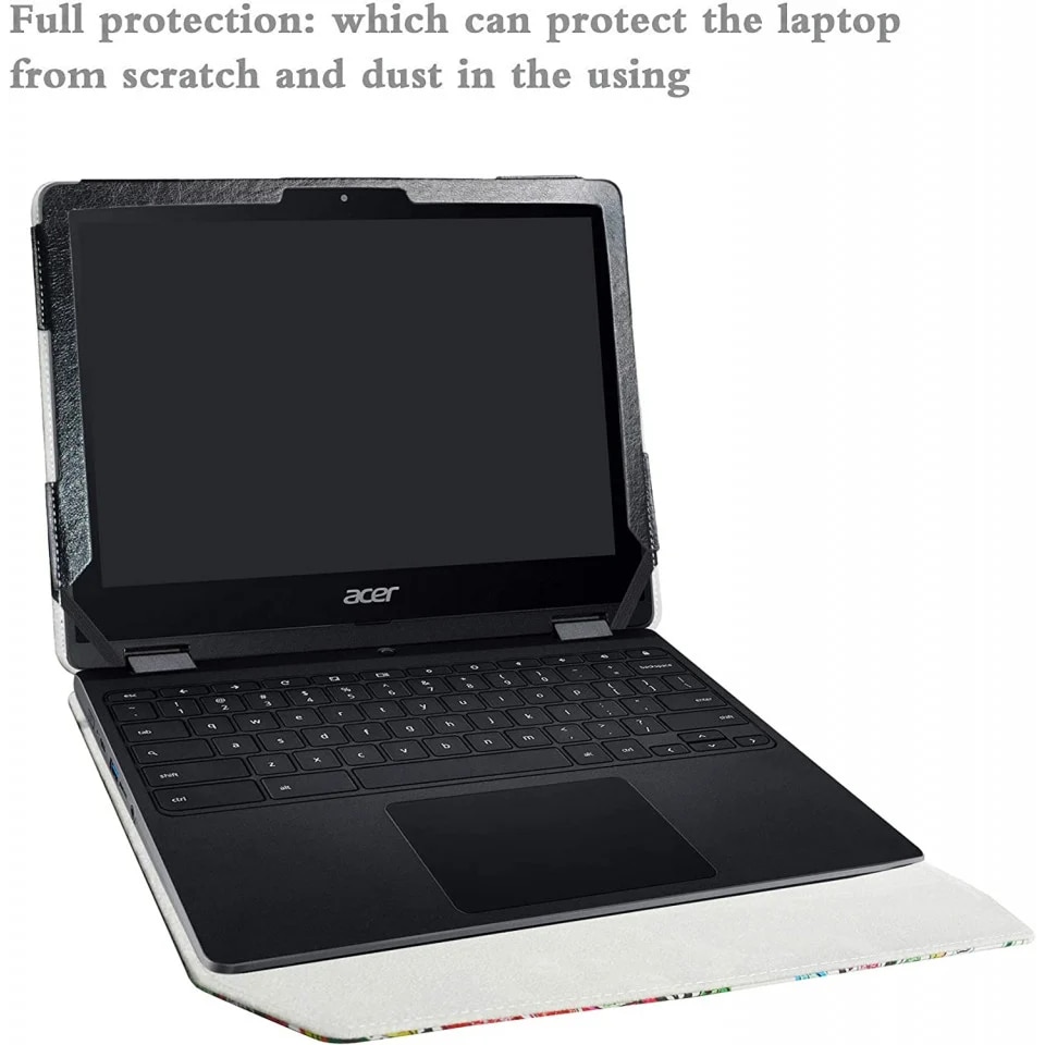 Husa de protectie pentru laptop Alapmk, compatibil cu 12 "Acer Chromebook Spin 512 R851TN, piele PU, multicolor
