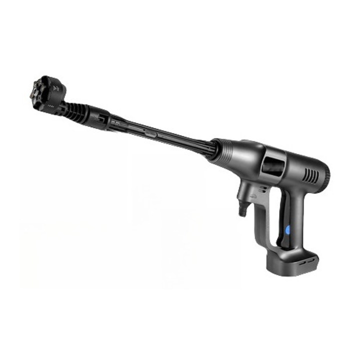 Masina de curatat cu inalta presiune, pistol de apa de inalta presiune de uz casnic, 300 W, 20 bar, 4,1 l/min, reglare in 3 viteze, 6 moduri de pulverizare cu apa, distanta de 10 m, potrivit pentru o varietate de medii, cu o baterie, gri