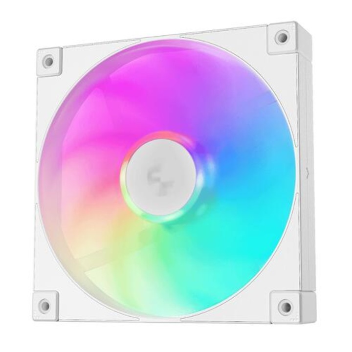 Вентилатор, DeepCool FD14, ARGB, Fan 140mm, Бял цвят