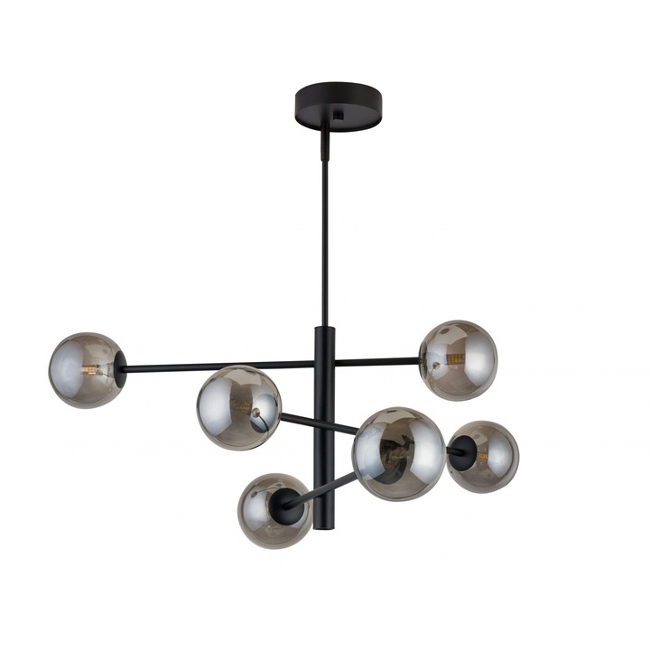 Лампа ORO VI, черна/сива, 6*G9, 12W, дължина 83 см - SIGMA