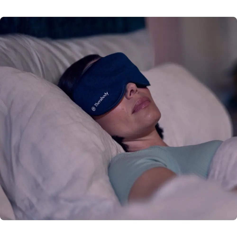Masca de dormit Therabody SleepMask, 3 moduri vibratii, Cablu de