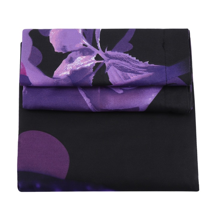 Jormftte ágyneműhuzat garnitúra, 4 részes, Dacron, lila, mosható