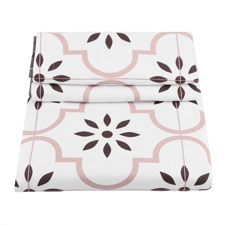 Jormftte ágyneműhuzat garnitúra, 100% poliészter, 3 részes, paplanhuzat 200x200cm, 2 párnahuzat 48x74cm, többszínű