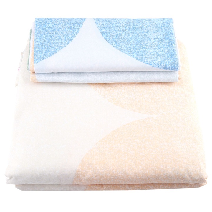 Jormftte ágyneműhuzat-szett paplanhuzattal és párnahuzattal, poliészter, többszínű, méretek: 51x92x2cm, 264x228cm