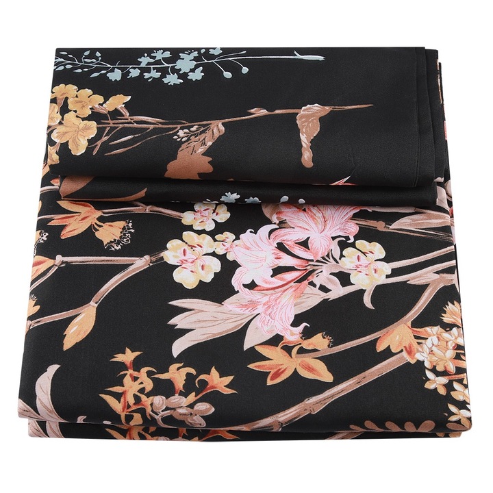 3 darabos ágyneműhuzat-szett, Jormftte, 100% poliészter, mintás, kényelmes, US-Queen méret