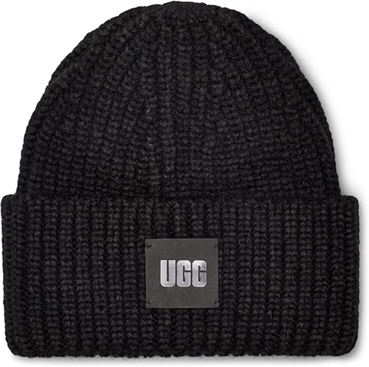 UGG Kötött kalap, kalap kerülete 53-64cm, fekete