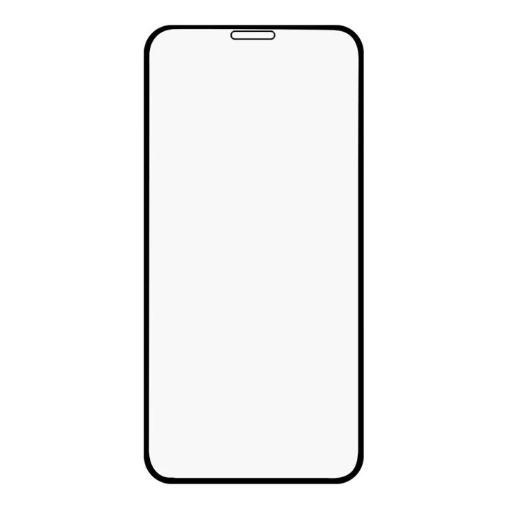 Üvegfólia iPhone XS Max / 11 Pro Max teljes fedésű fekete készülékhez