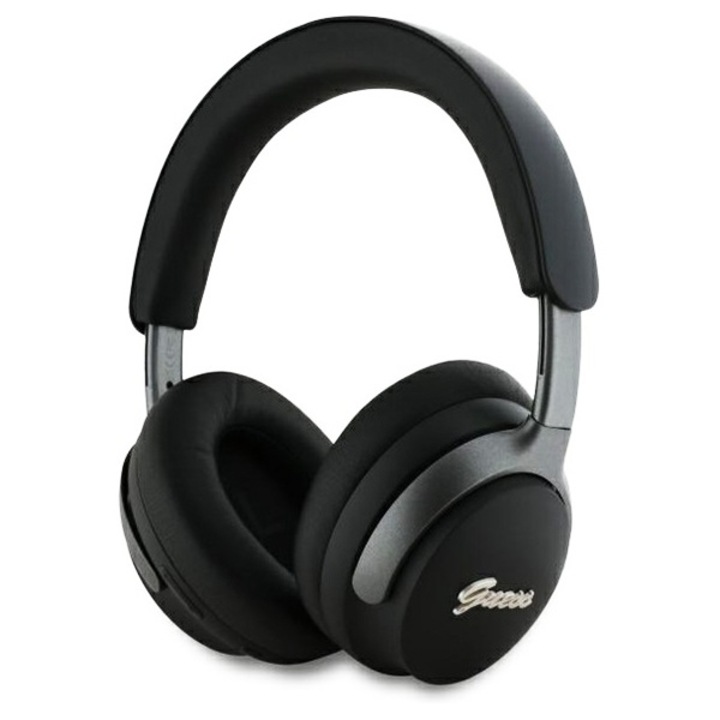 Слушалки за уши, ANC, Bluetooth - лого на Guess Metal Script (GUBHC22PSFCSMK) - Черен