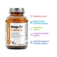 Omega 3, ulei peste, vitamine D3 K2, 60 capsule, Pharmovit