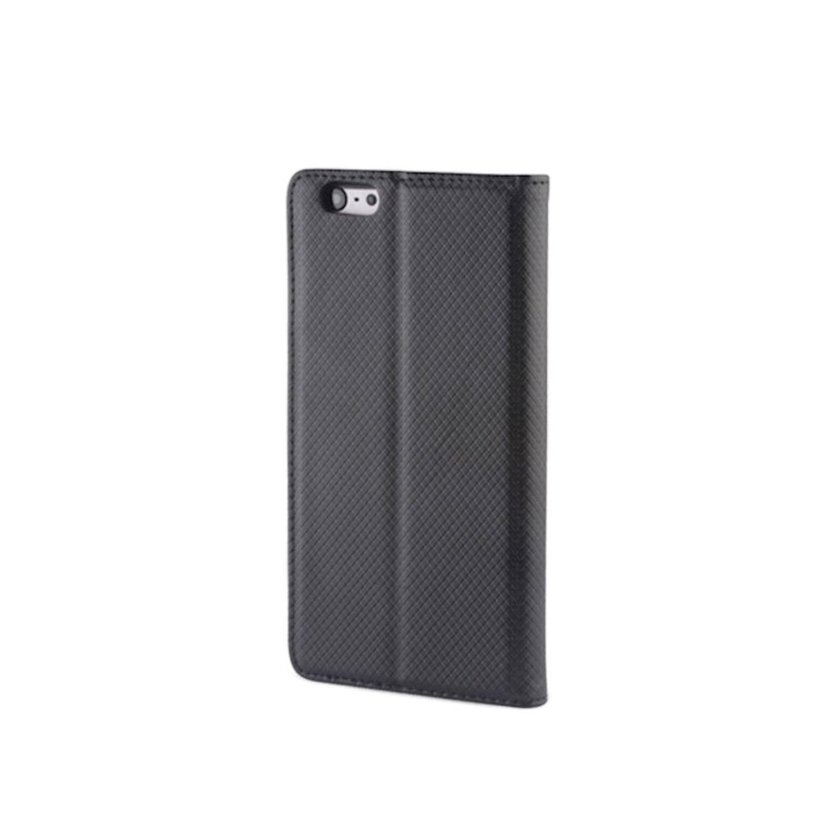 Husa tip carte, compatibila cu Motorola Moto G24 / G04, premium flip book cu inchidere magnetica si functie stand, buzunar card, negru Negru Flip cover