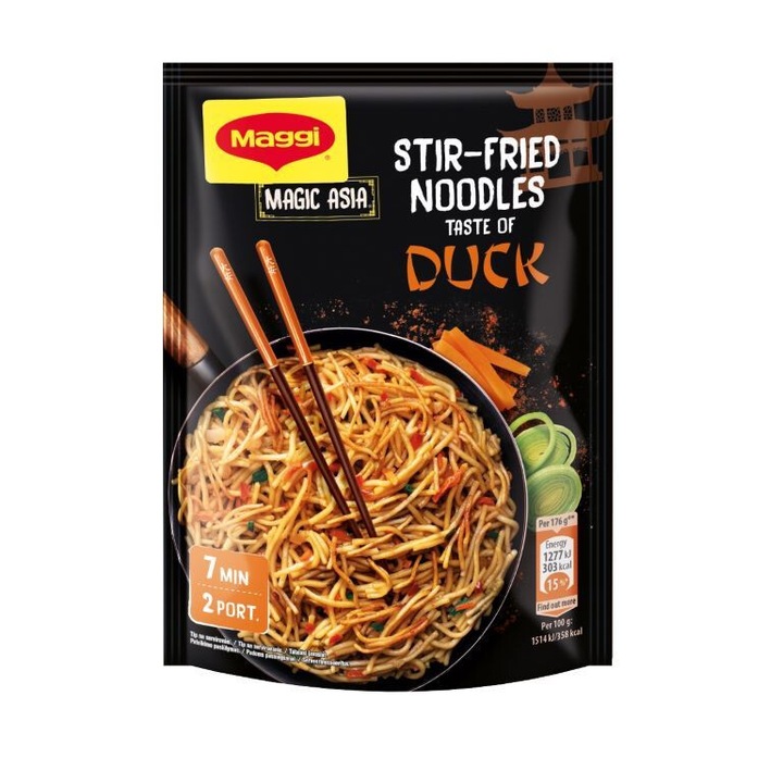 Полуготово ястие, MAGGI MGASIA, с вкус на патешко, плик, 119g