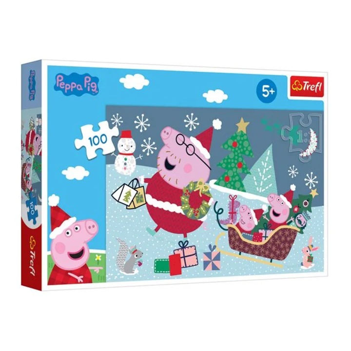 Пъзел Trefl, Peppa Pig, 100 части, 41х27 см