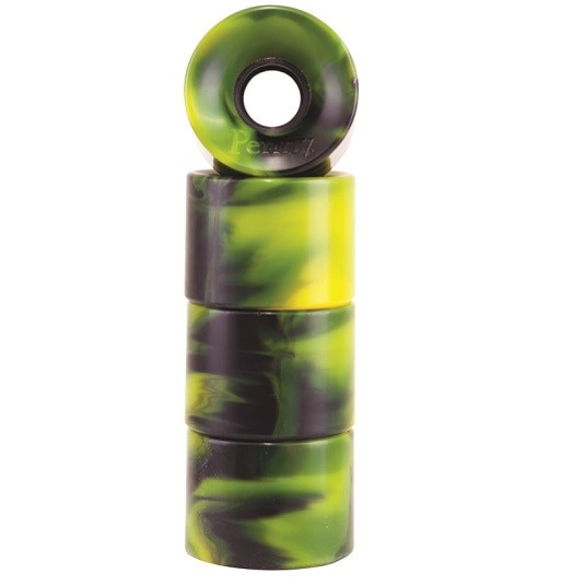 Roti Penny swirl green/purple 59mm 4 buc