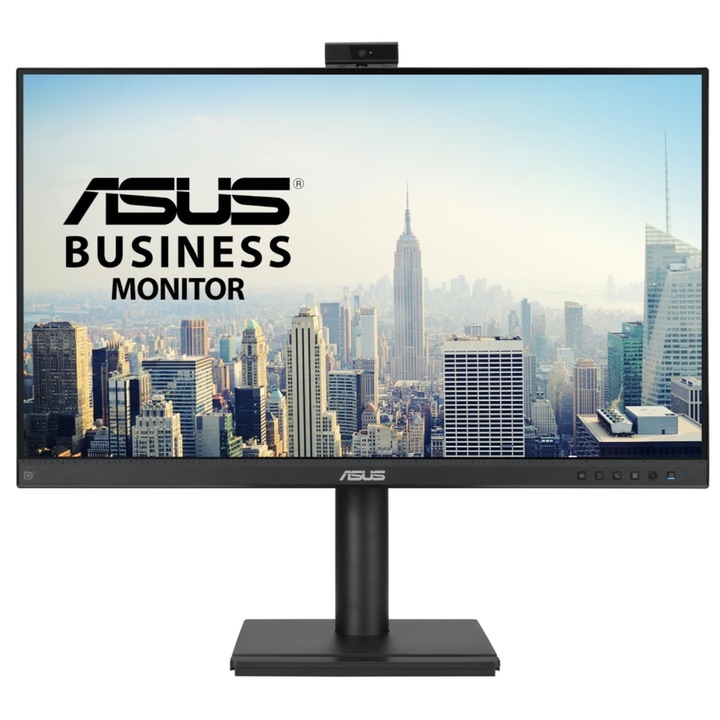Monitor IPS LED ASUS 23,8" BE249QFK, Full HD 1920 x 1080, VGA, HDMI, DisplayPort, hangszórók, Pivot Black