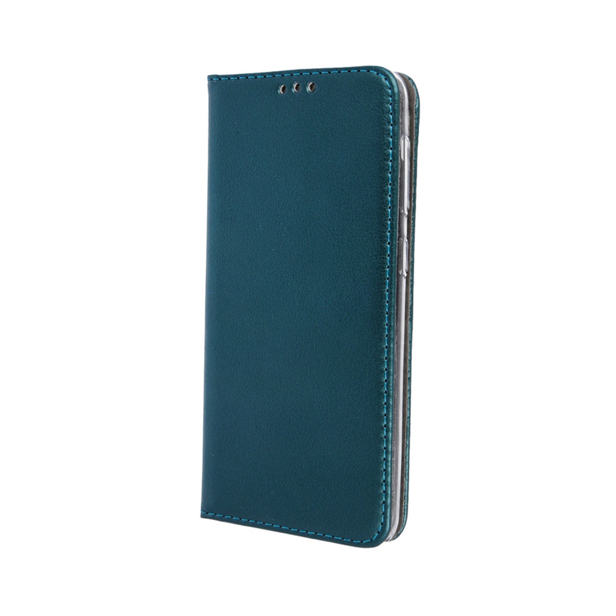 Husa tip carte, compatibila cu Samsung Galaxy A06, premium flip book cu inchidere magnetica si functie stand, buzunar card, verde inchis Verde inchis Flip cover