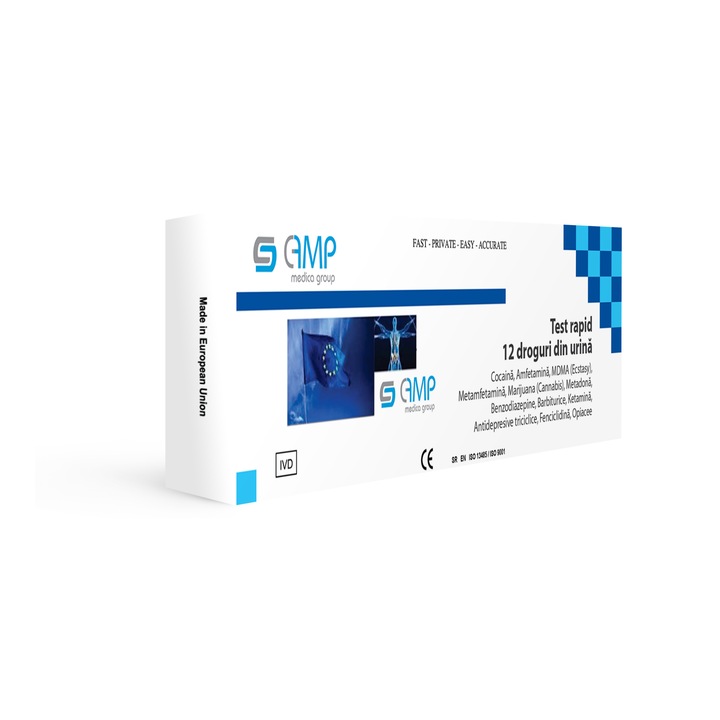 Test rapid antidrog 12 parametri din urina
