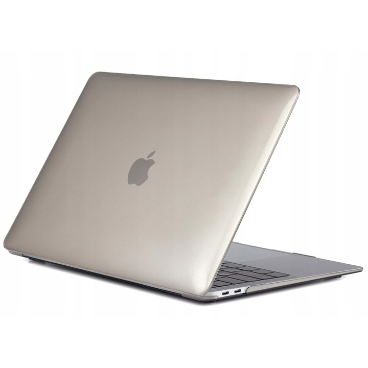 Laptoptok, Novaza Tech, Smartshell, kompatibilis a MacBook Air 13 hüvelykes 2020/2019-es verziójával, Ütésálló, Vékony kialakítás, Karcálló, Vinyl, Átlátszó