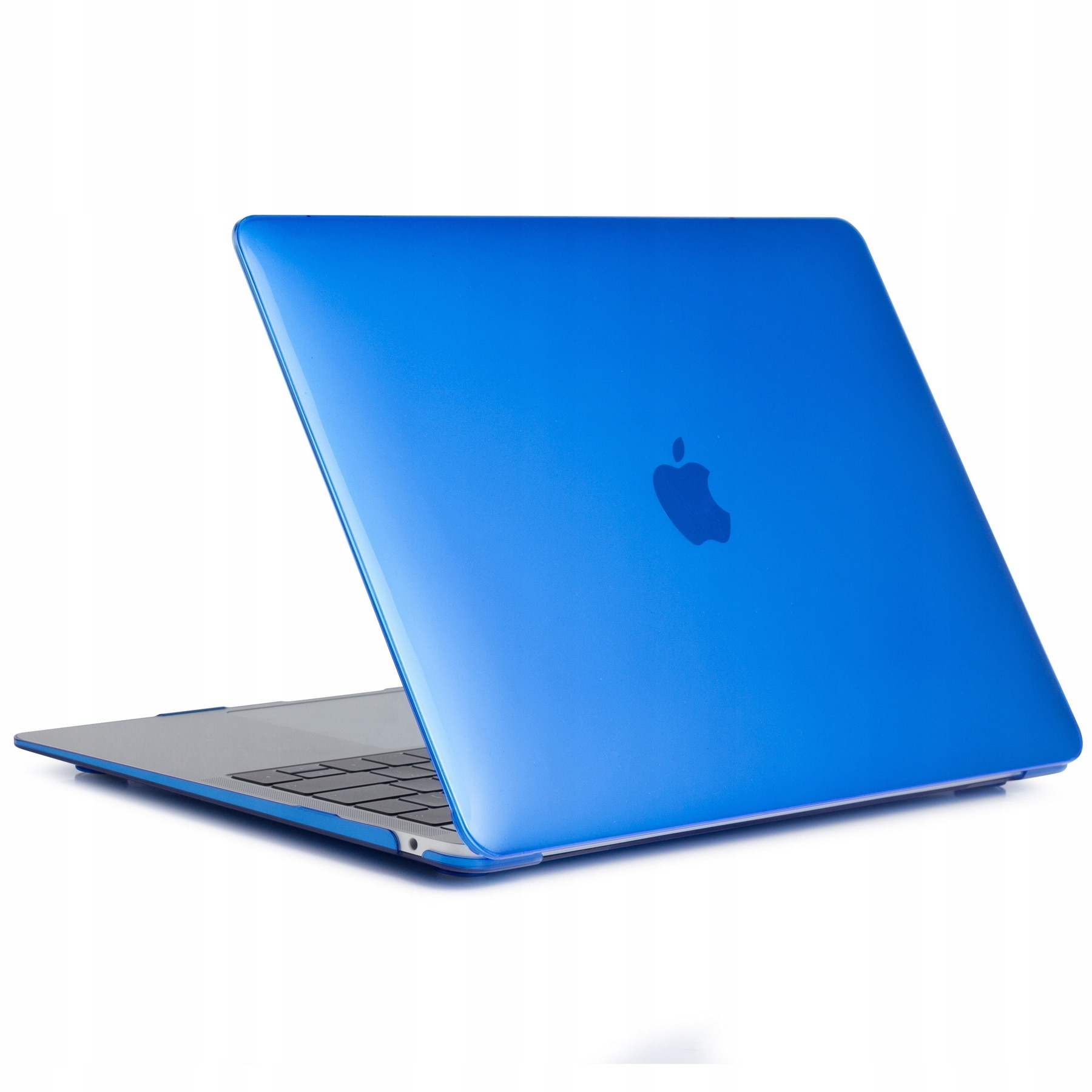 Carcasa laptop, Novaza Tech, Smartshell, compatibila cu MacBook Air 13 inch 2020/2019, Rezistent la socuri, Design slim, Rezistent la zgarieturi, Vinil, Albastru