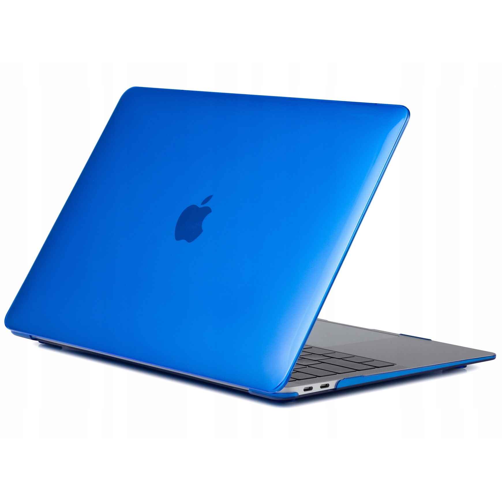Carcasa laptop, Novaza Tech, Smartshell, compatibila cu MacBook Air 13 inch 2020/2019, Rezistent la socuri, Design slim, Rezistent la zgarieturi, Vinil, Albastru