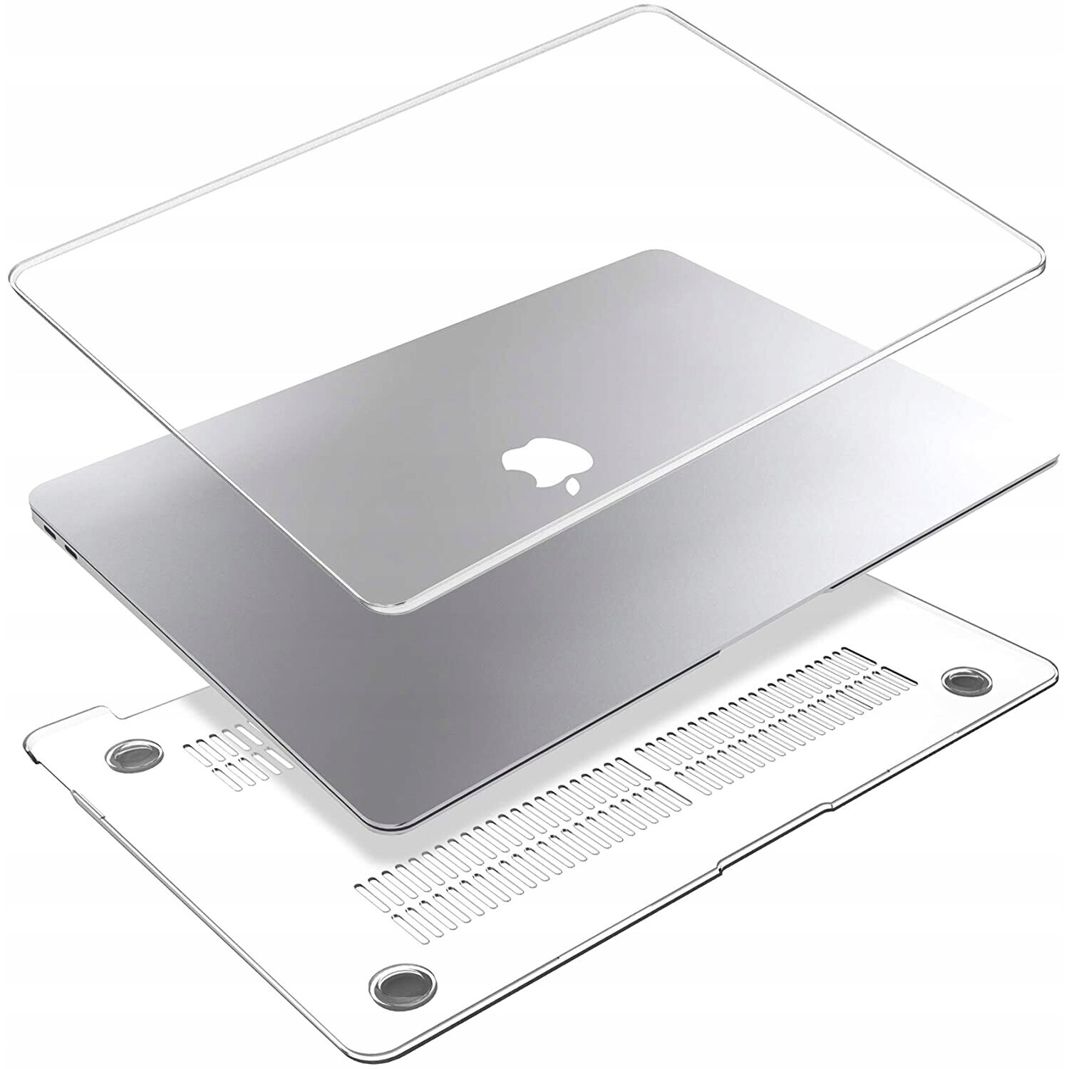 Carcasa Laptop, Novaza Tech, Smartshell, Compatibila cu MacBook Air 13 inch 2020/2019, Rezistenta la socuri, Design slim, Rezistenta la zgarieturi, Vinil, Rosu