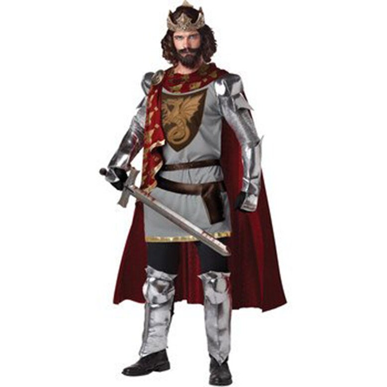 Costum medieval Regele Arthur delux L