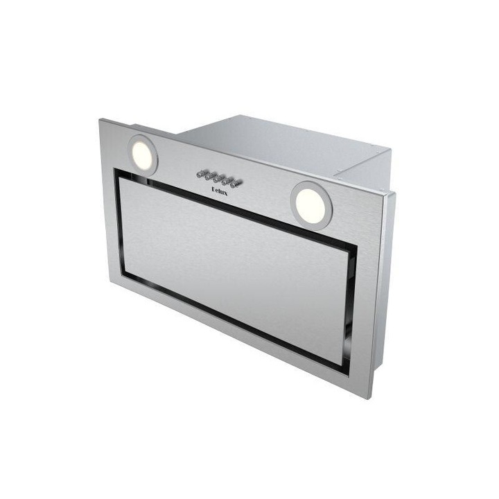 Hota incorporabila telescopica Gorenje, iluminare LED, control mecanic, 1 motor, 435 m3/h, L 60 cm, negru