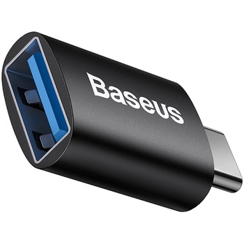 Adaptor Baseus Ingenuity Mini OTG USB-C USB-A 3.1 Negru