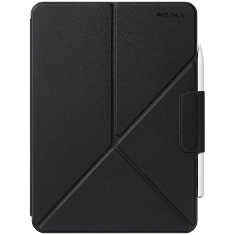 Husa de protectie Pitaka iPad Pro 13 2024 MagEZ Folio 2, Negru/Gri