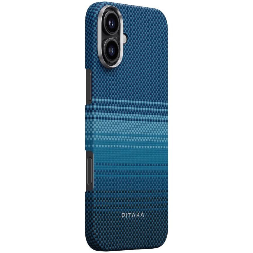 Husa de protectie Pitaka Tactile Woven Aramida Magsafe pentru iPhone 16 Moonrise