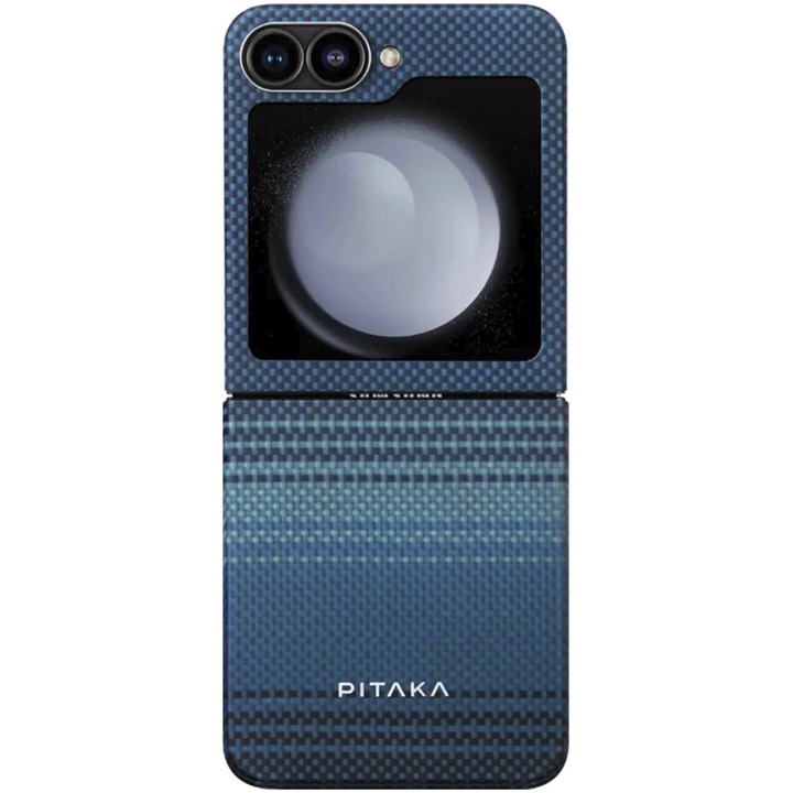 Предпазен калъф Pitaka MagEZ 5 600D, Moonrise Ultra Slim Samsung Galaxy Z Flip 6, Син