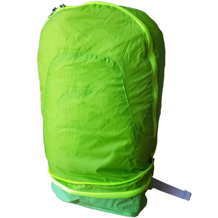 Rucsac pliabil impermeabil, 20L, ZELTEN, verde