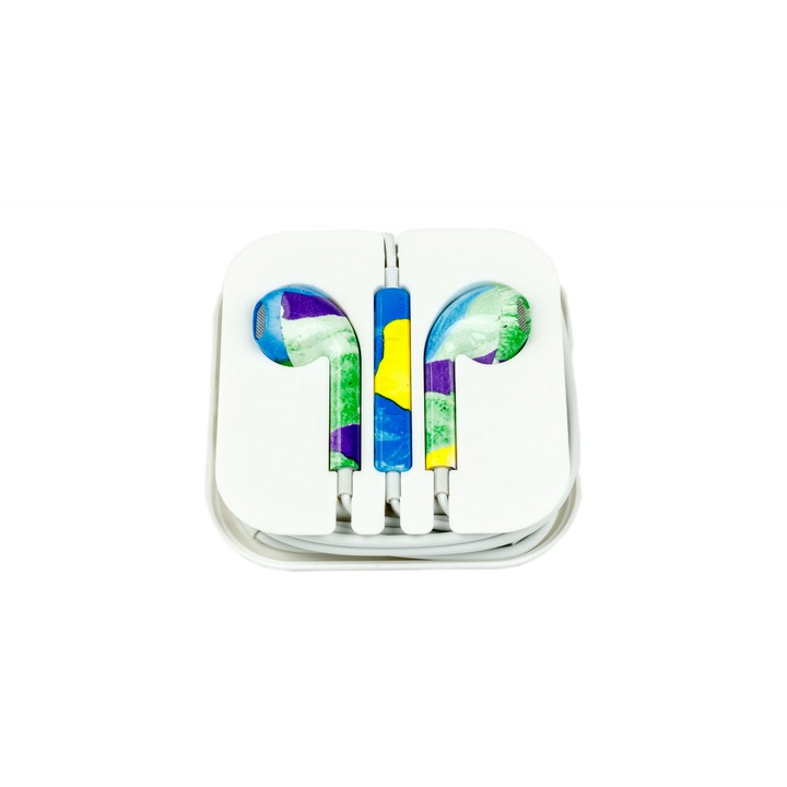 Casti audio in-ear Hoco M37, stereo, jack 3.5mm, microfon, 1.2m, Negru