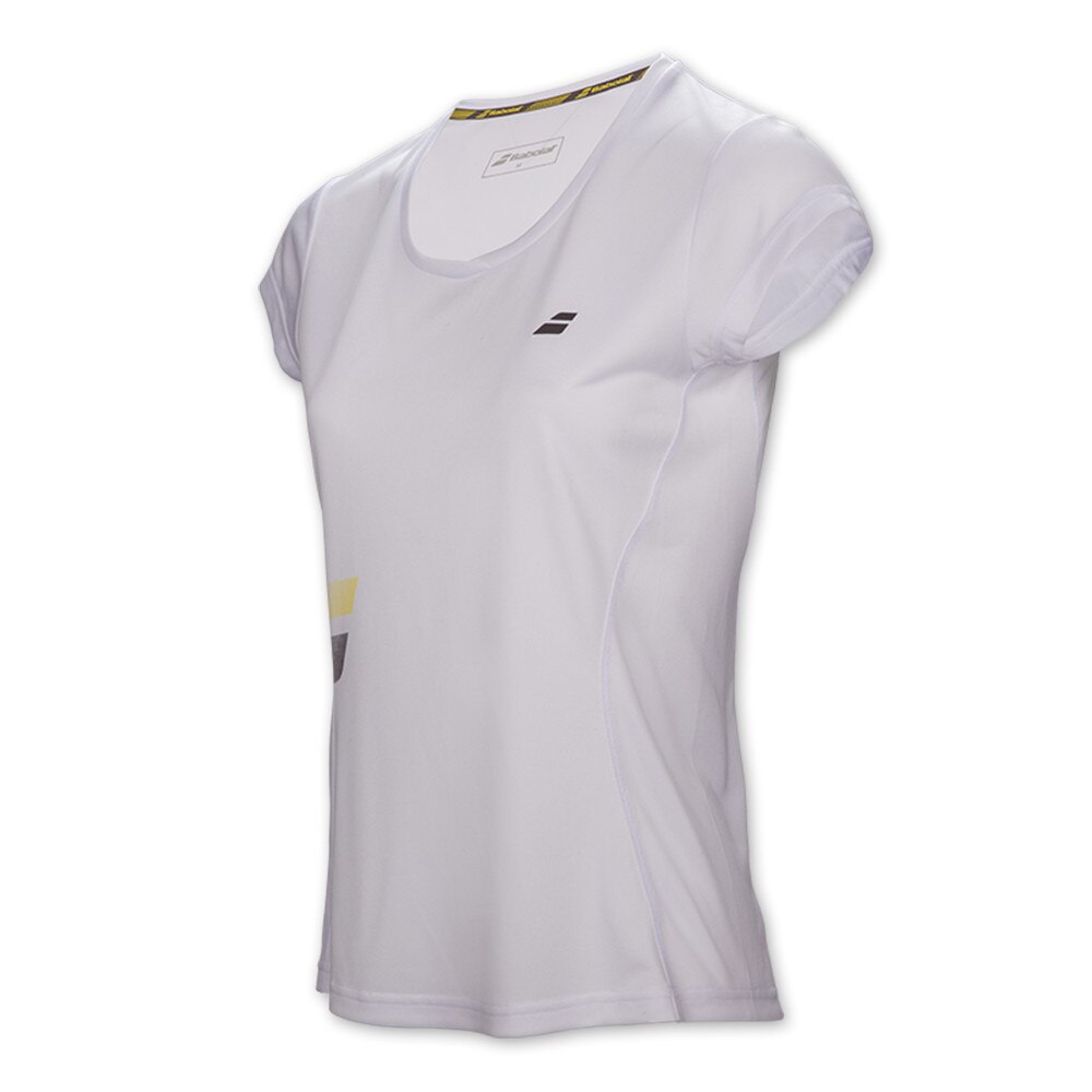 Tricou Babolat Core Flag Club, Dama, Alb