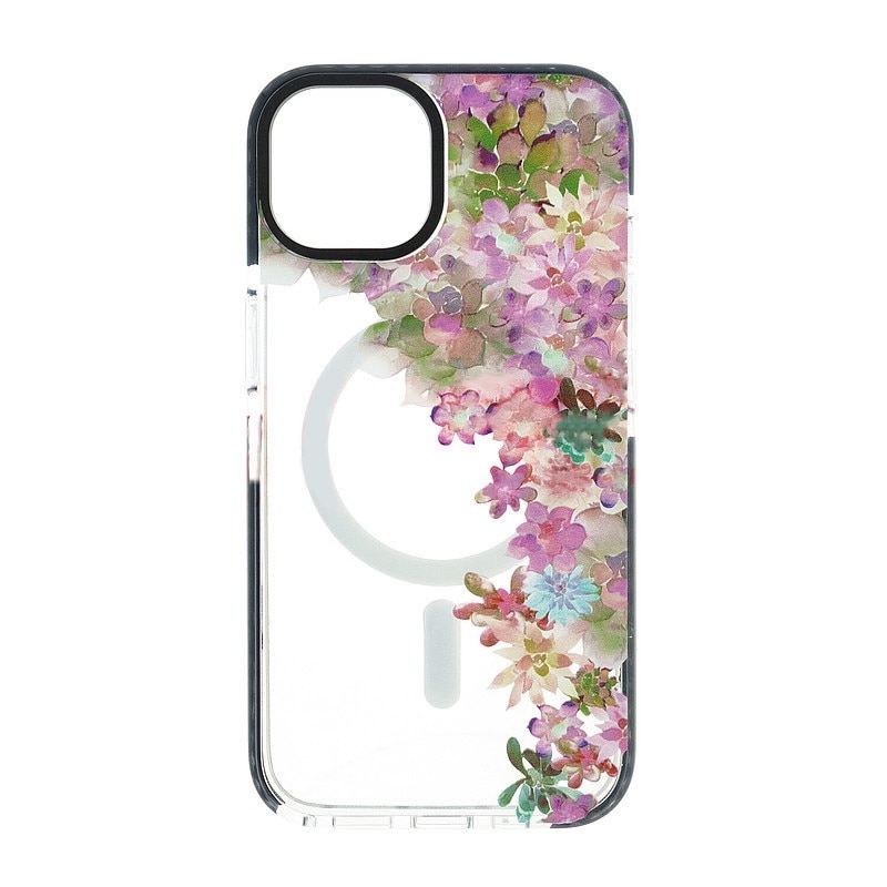 Husa FlowerPop Tip MagSafe pentru Apple iPhone 15 Plus, Design